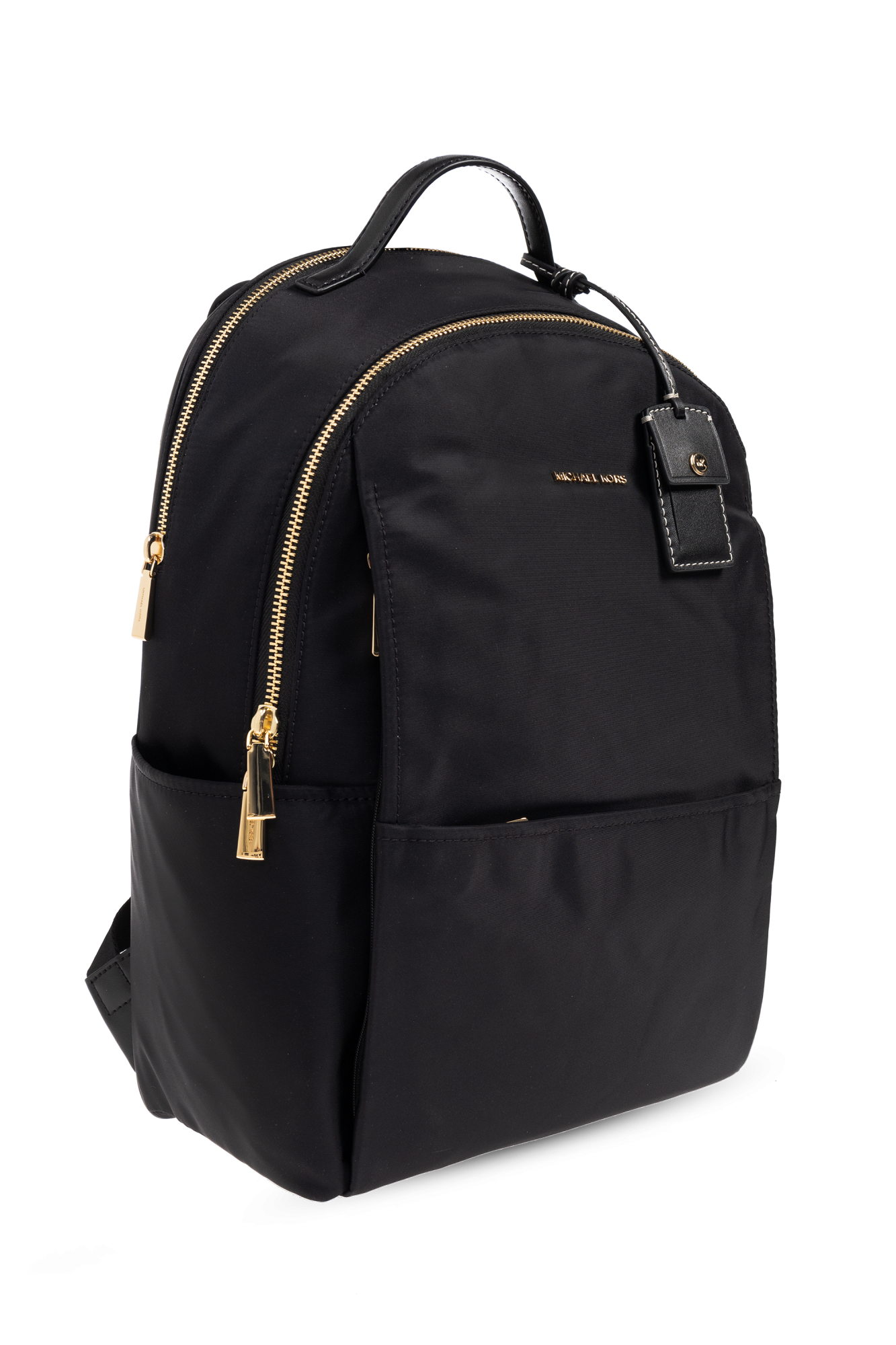 MICHAEL KORS ブラックバックパック Michael Kors Womens Sheila Medium Logo Backpack (Black